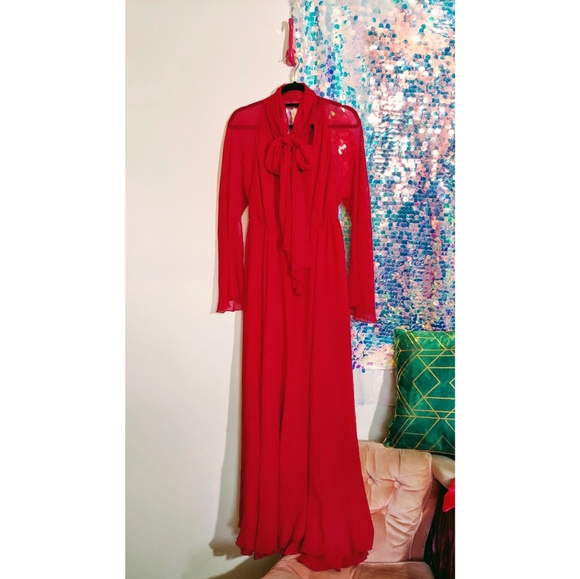 🆕 Red 🔥 Robin BCBGMAXAZRIA Saks 5th Avenue Dress - Picture 4 of 8